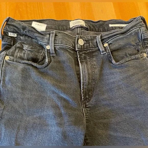 Citizens Of Humanity Midnight Blue Cropped Jeans - Picture 5 of 9